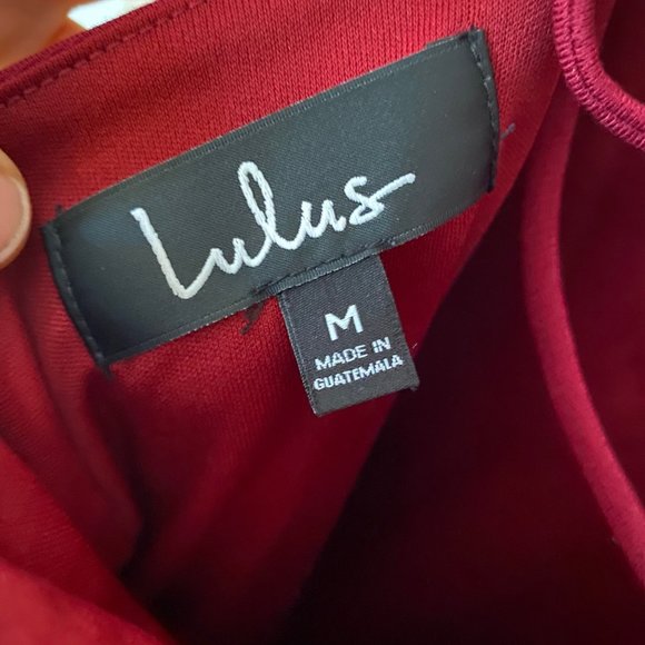 Lulus Believe in Love Strappy Back Skater Dress M NWT - Picture 9 of 11